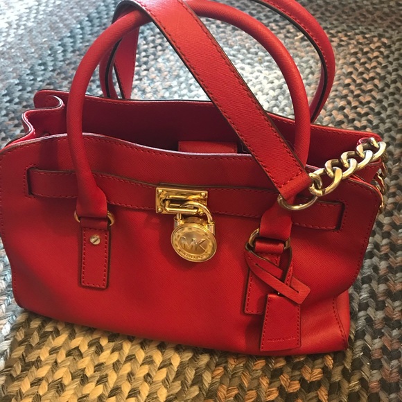 Michael Kors Handbags - Authentic Red Michael Kors purse